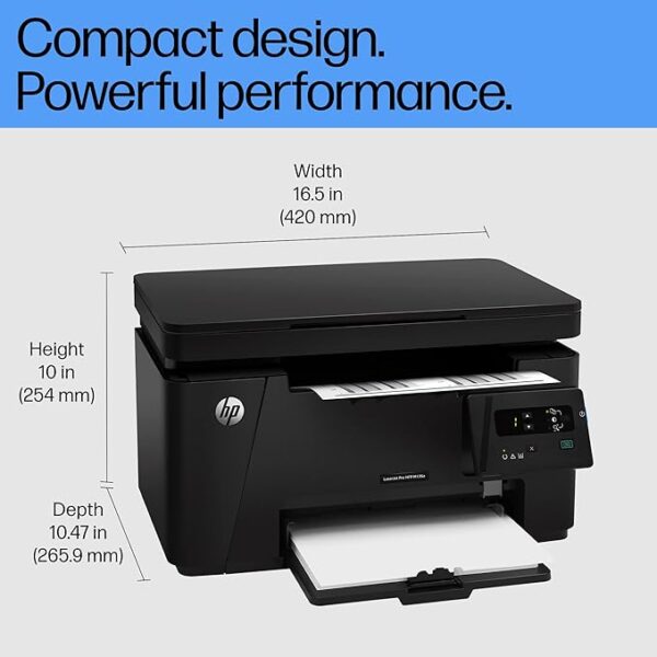 HP Laserjet M126a B&W Monochrome Printer for Office: 3-in-1 Print, Copy, Scan, Compact, Durable - Image 2